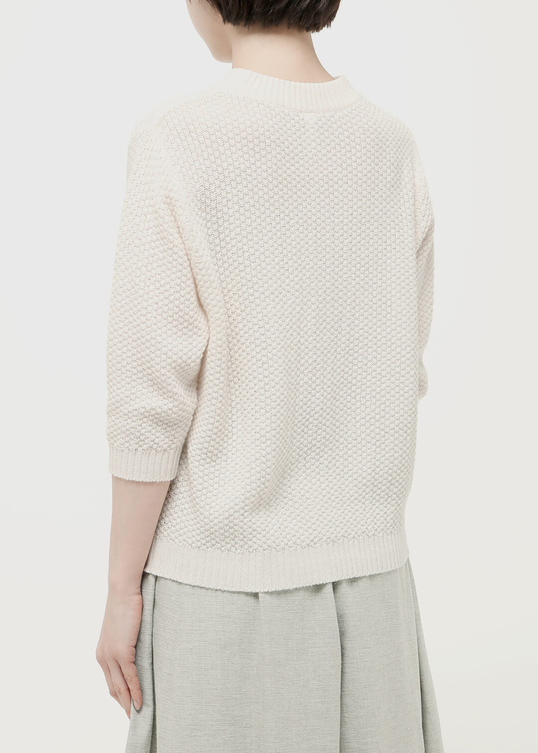 7gg Cotton Bubble Knit Pullover