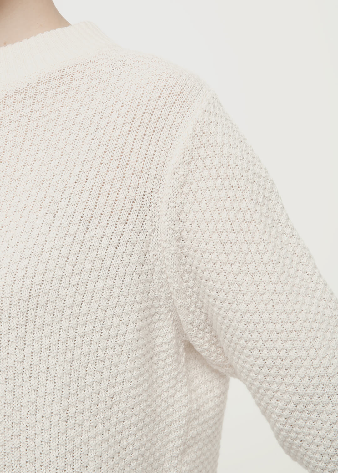 7gg Cotton Bubble Knit Pullover