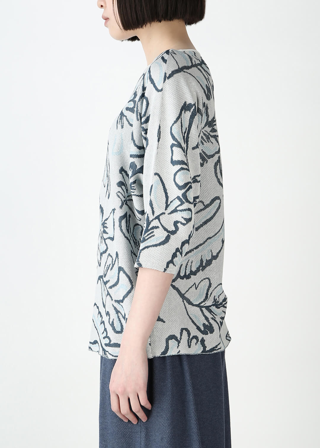 Mai Jacquard Sweater 14gg Cotton