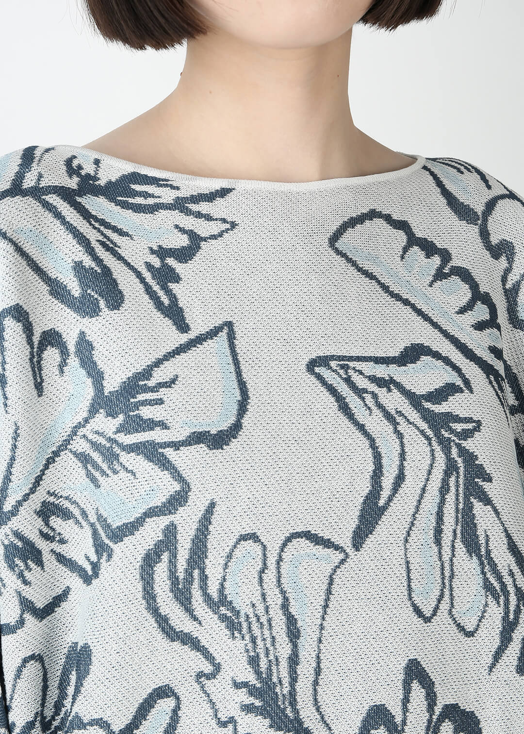 Mai Jacquard Sweater 14gg Cotton
