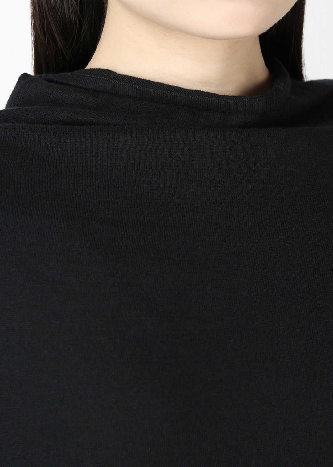 Sarari High Neck Knit 14gg Cotton