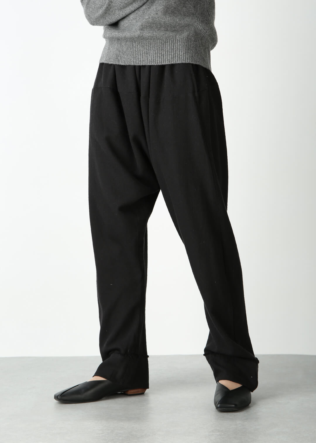 Yuragi Relax Pants 56dt twill Khadi