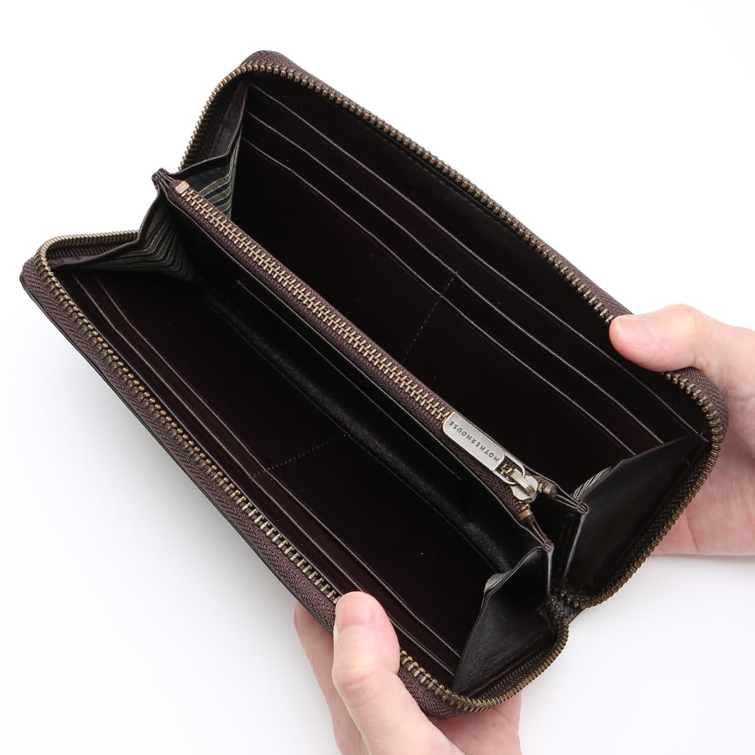Antique Round Long Wallet