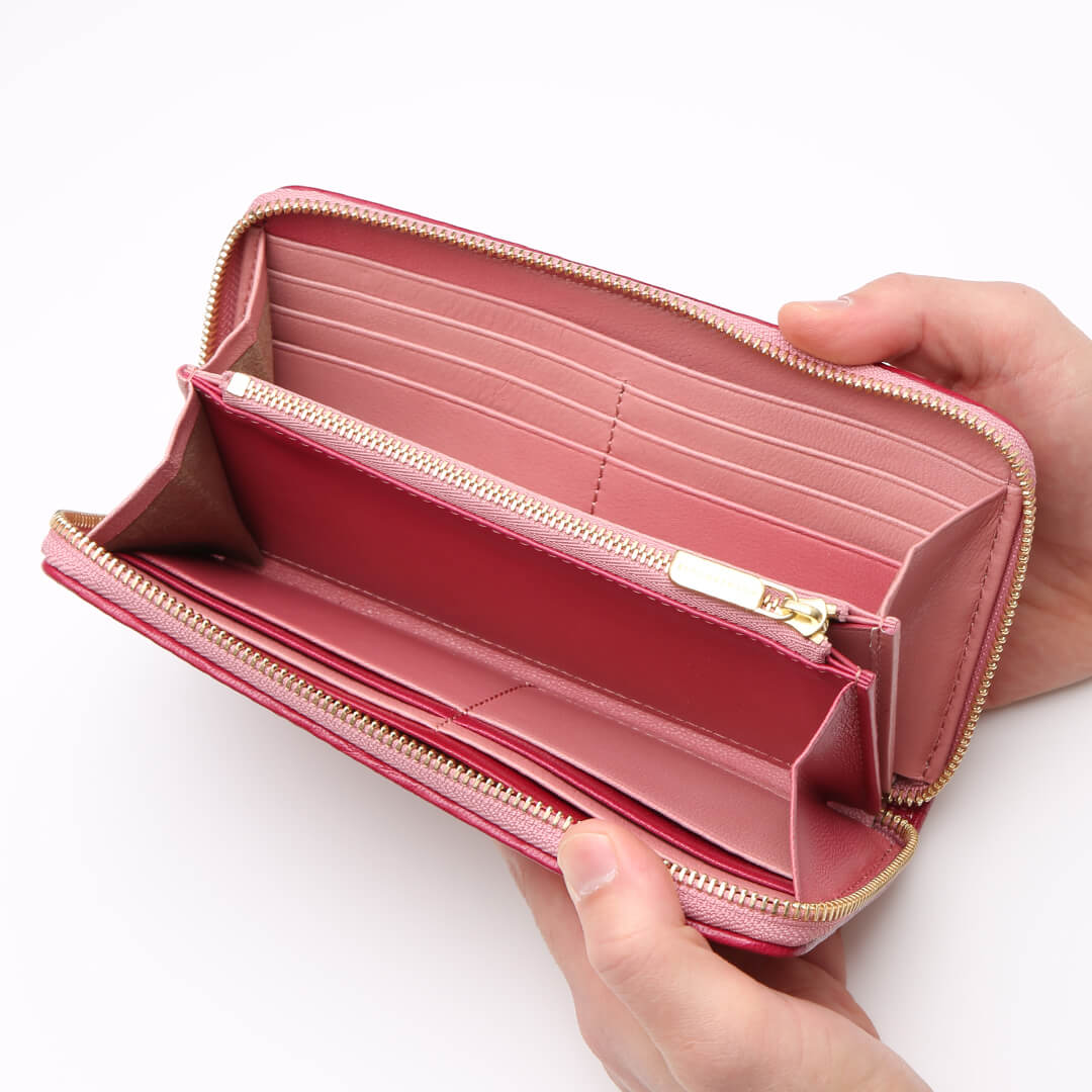 Irodori Mesh Round Long Wallet