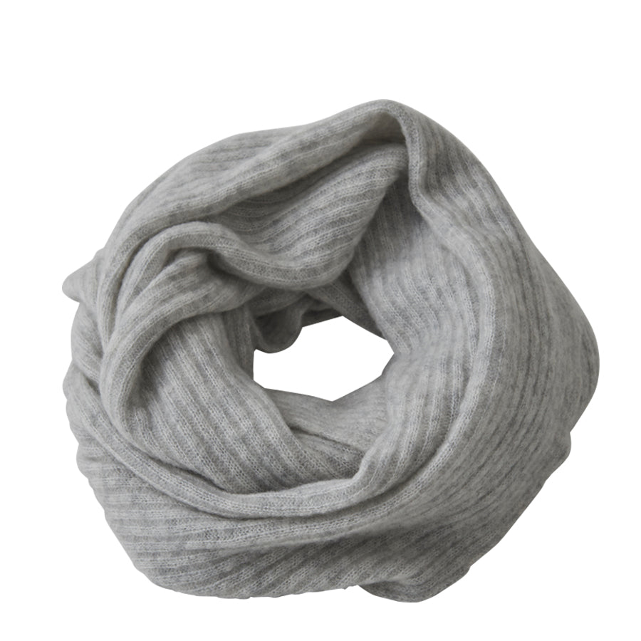 Silk Cashmere Rib Snood
