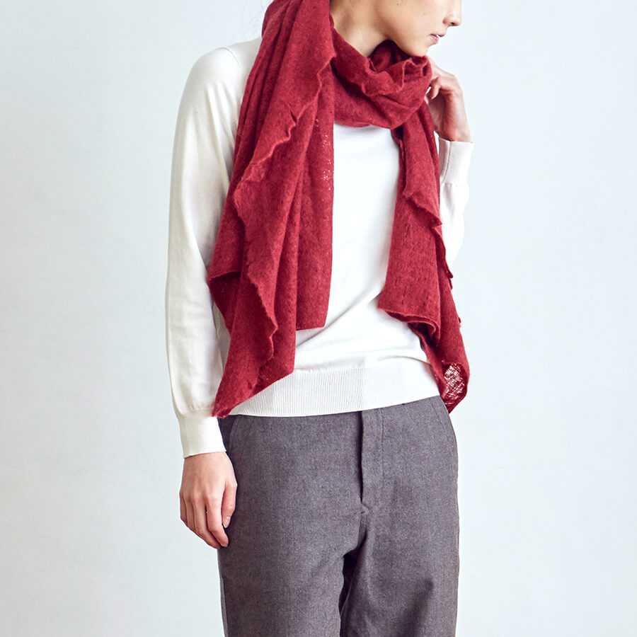 Felted Cashmere Stole
