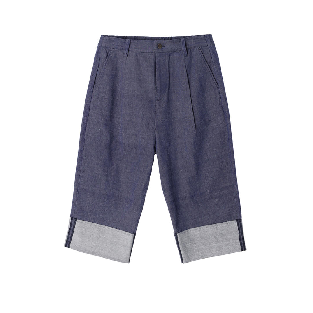 Rinne Half Pants Recycled Denim
